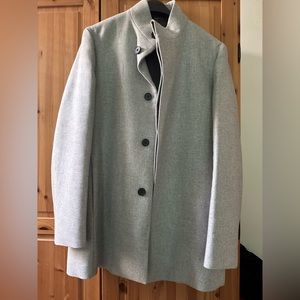 Theory - Men’s Wool overcoat - Light Gray - Large - barely worn